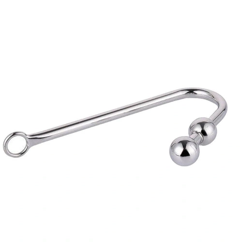 Anal Hooks 4417 Steel Stainless Pleasurable Two Hook Anal Balls 0805
